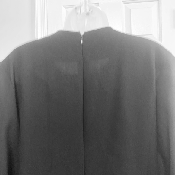 Liz Claiborne - Black double breasted midi dress, 3/4 sleeves w/gold buttons, 10 - Picture 6 of 10